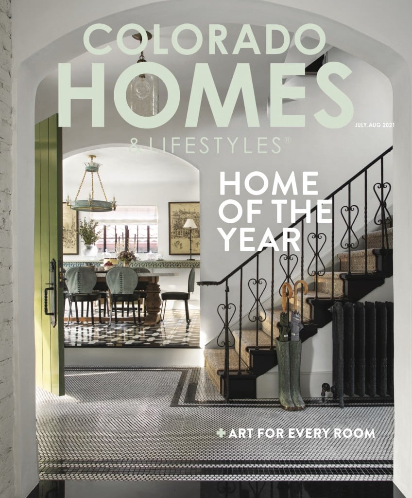 Colorado Homes & Lifestyles magazine cover, Home of the Year, July/August 2021