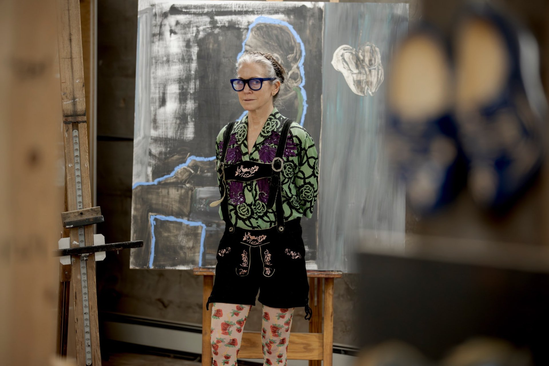 Annie Decamp in her studio.