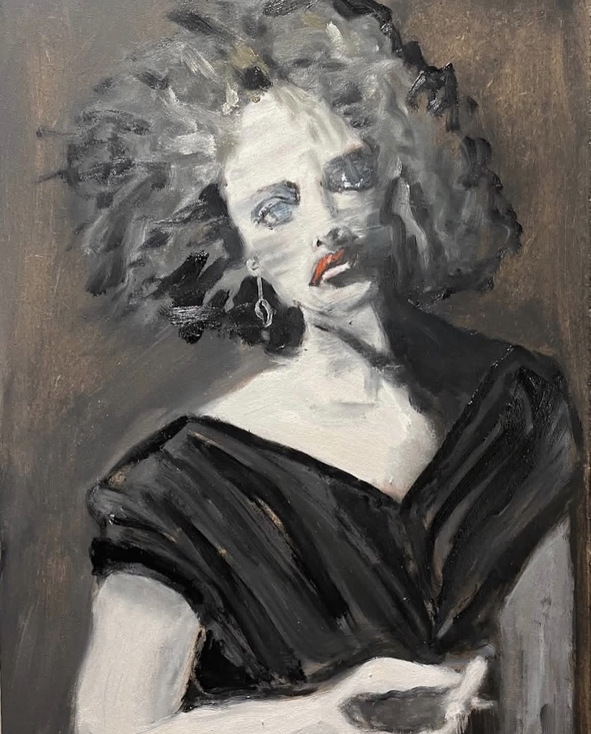 Miss Susan, Oil by Annie Decamp
