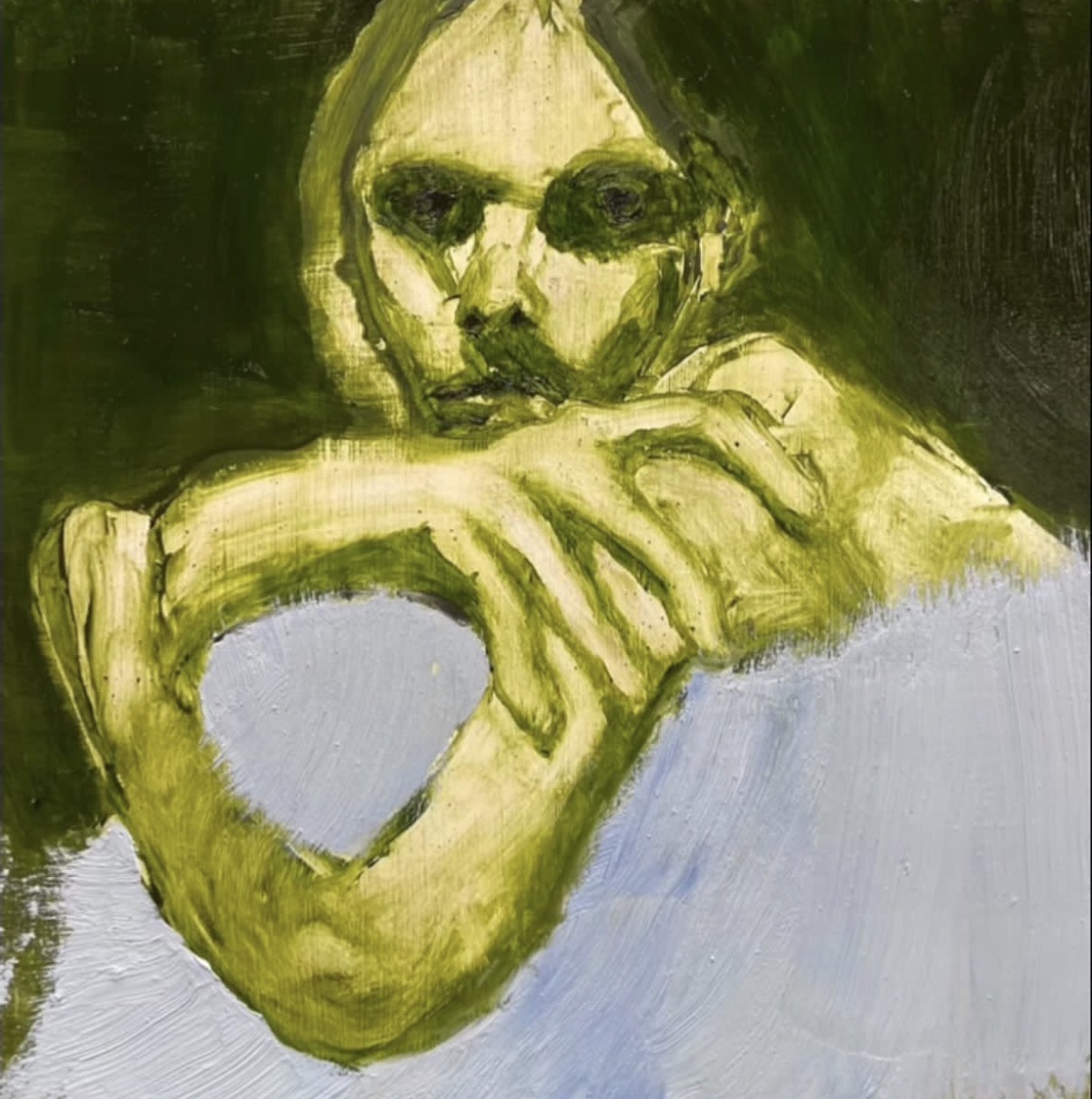 Darkness, Oil by Annie Decamp