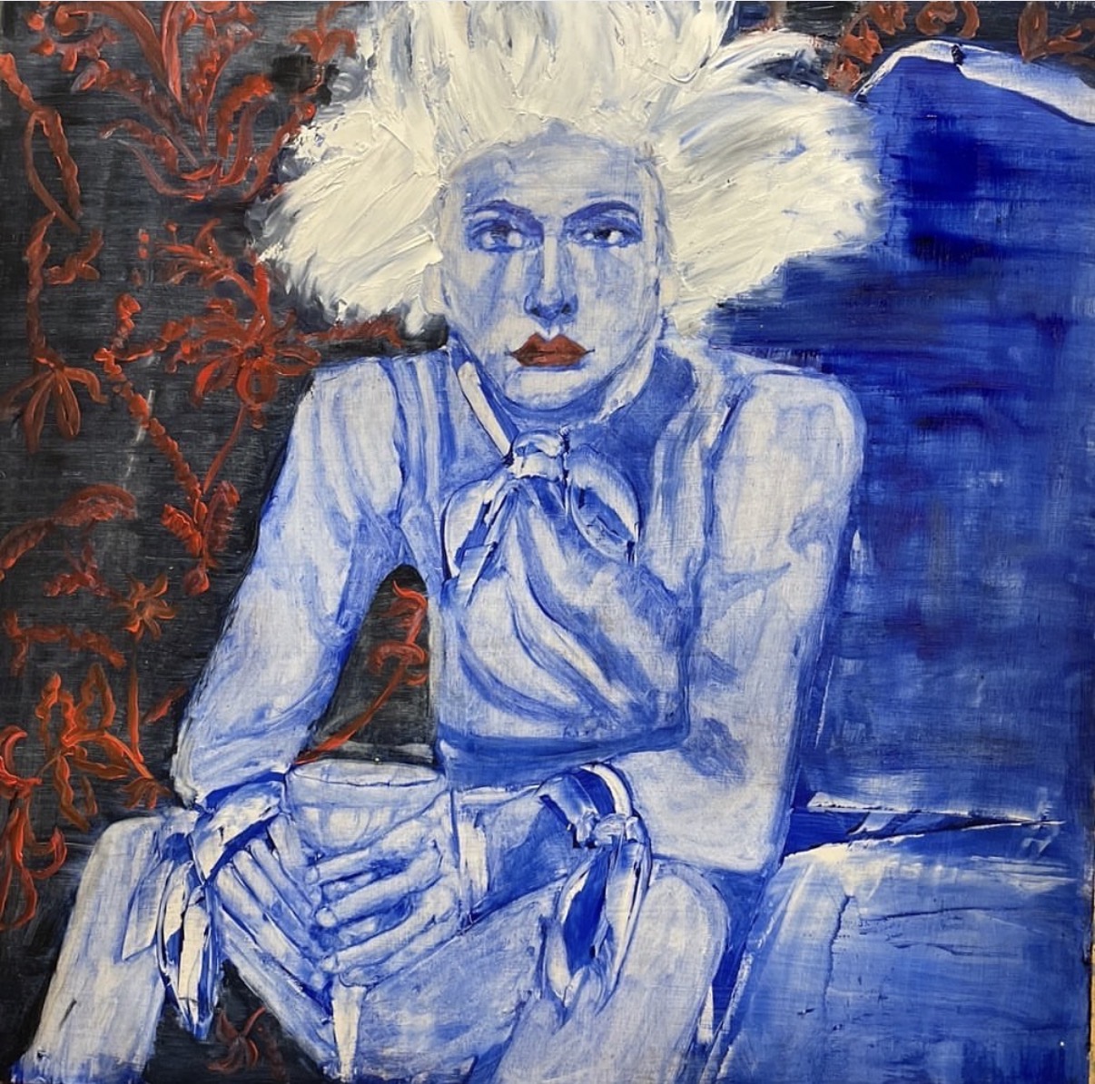 Modern Boy, Oil by Annie Decamp