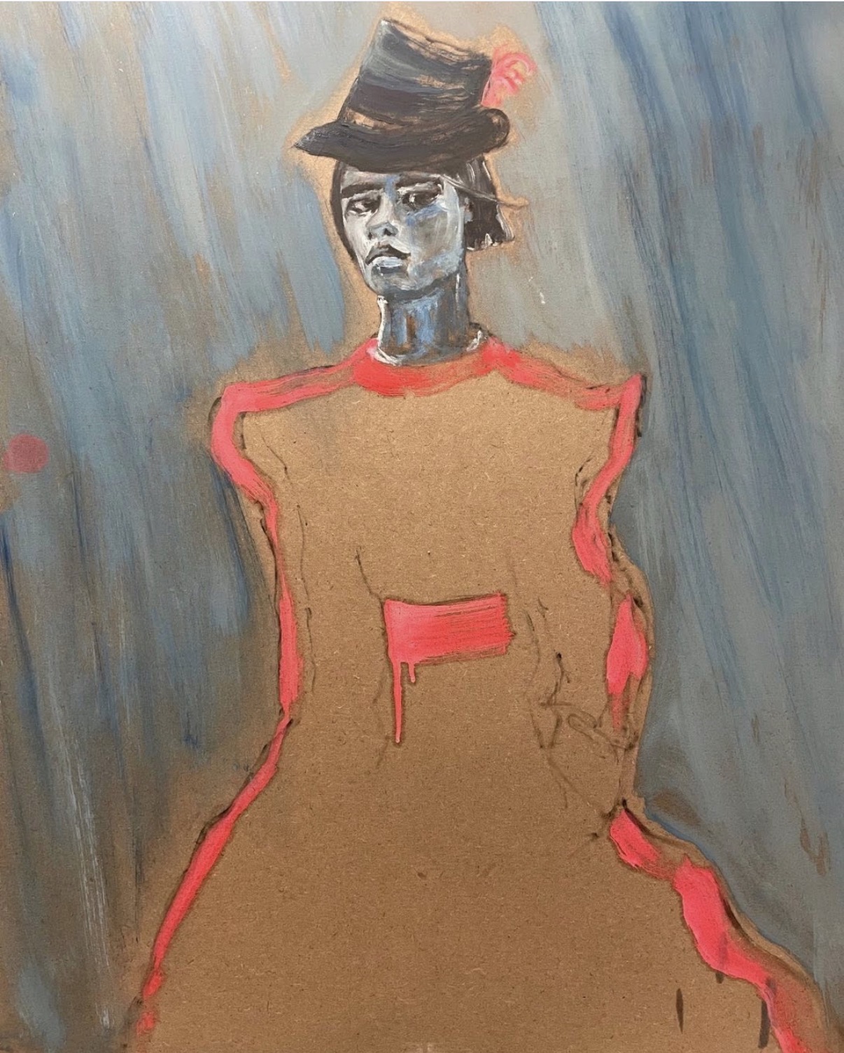 Modern Dutch Girl, Oil by Annie Decamp