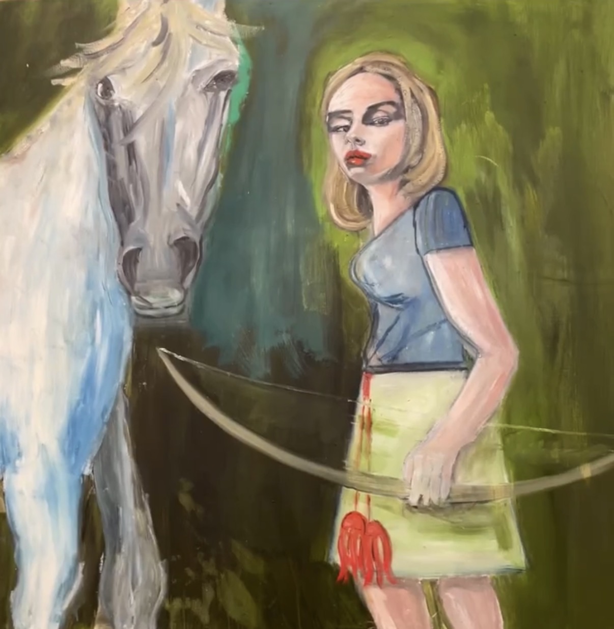 Brave the Wilderness, Oil by Annie Decamp