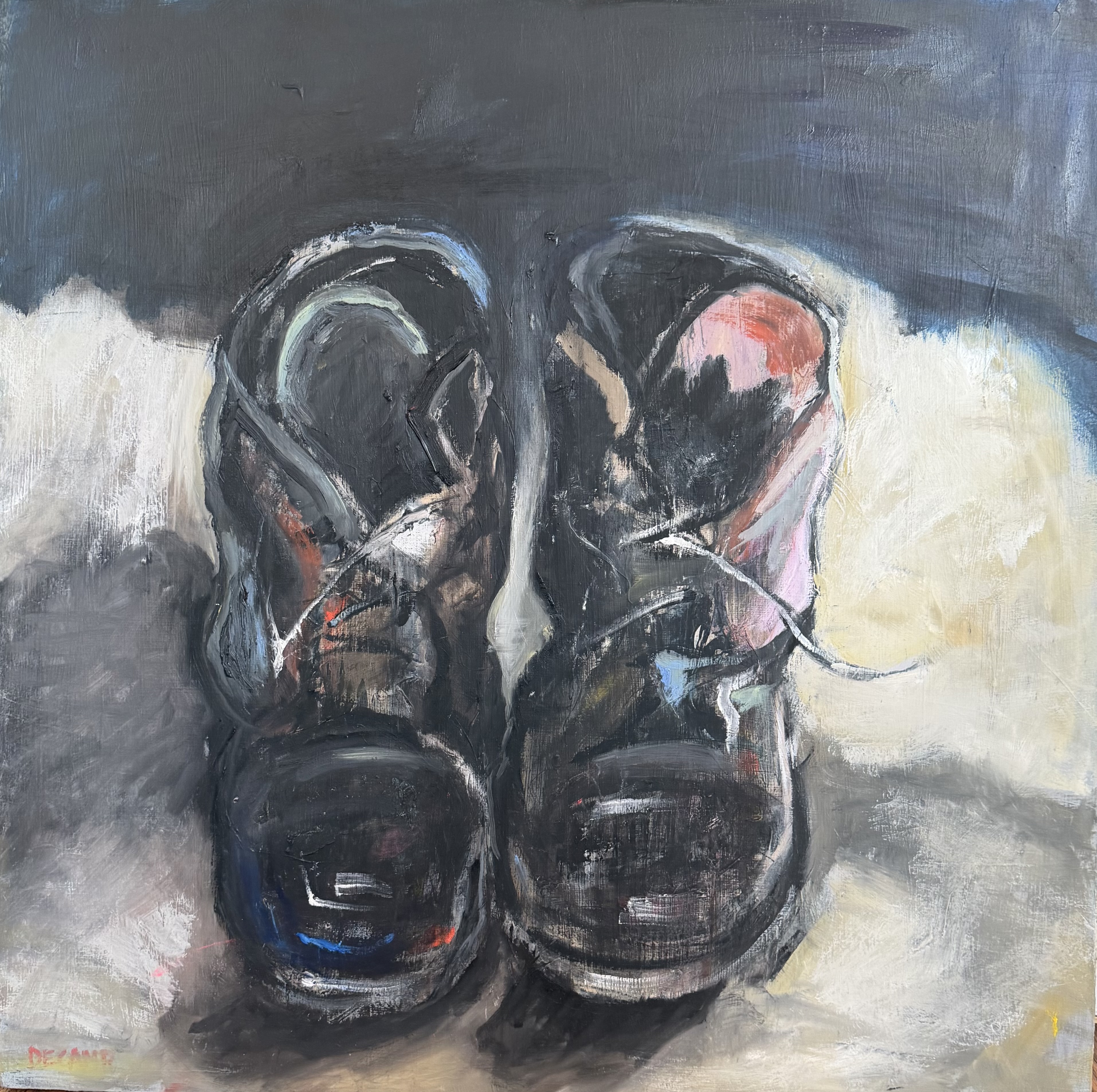 IMG 3985Van Gogh's Boots, Oil by Annie Decamp