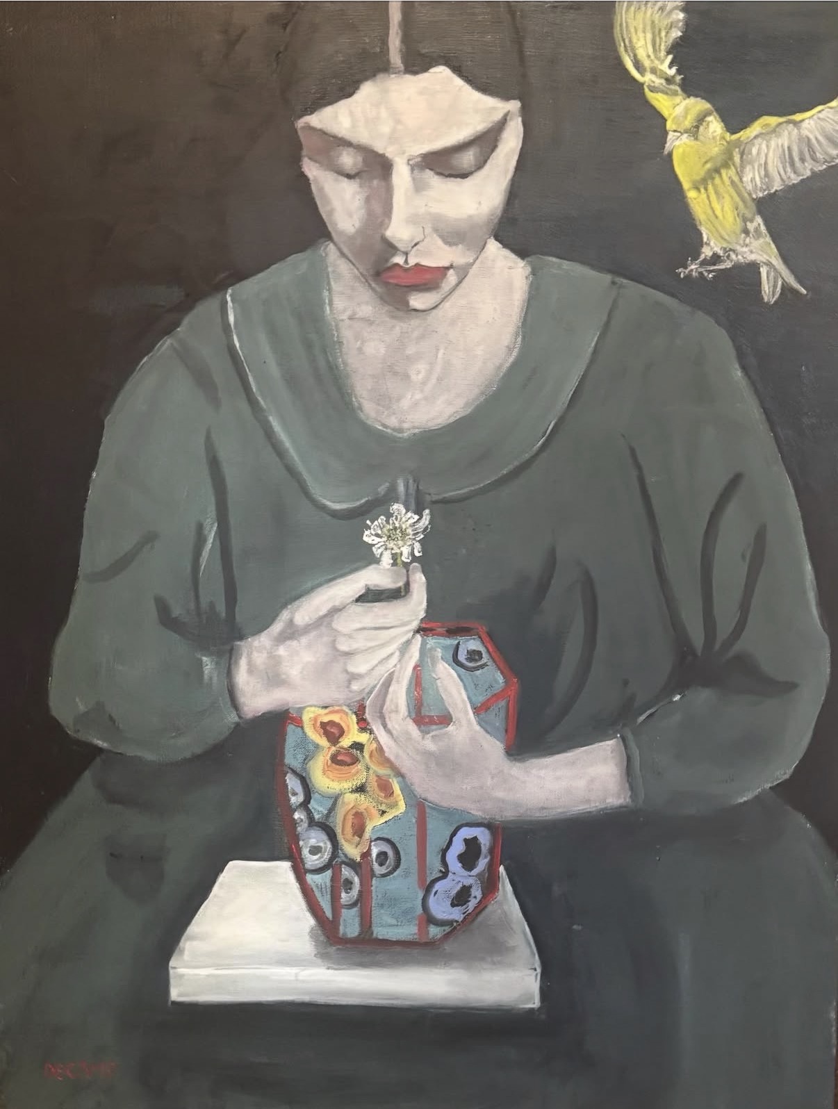 Time, Oil by Annie Decamp