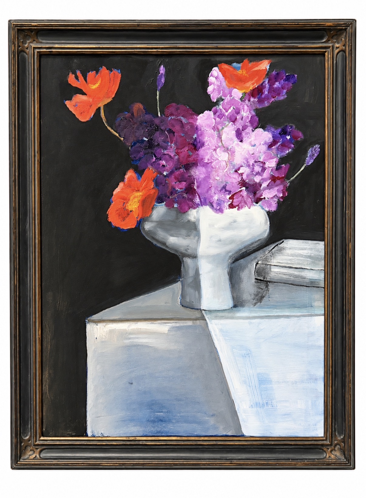 Flower Study in Light, Oil by Annie Decamp