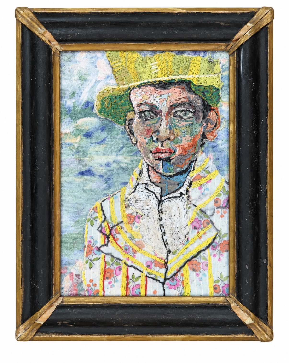 Dear Vincent, Nothing is Ever Finished, Embroidery by Annie Decamp
