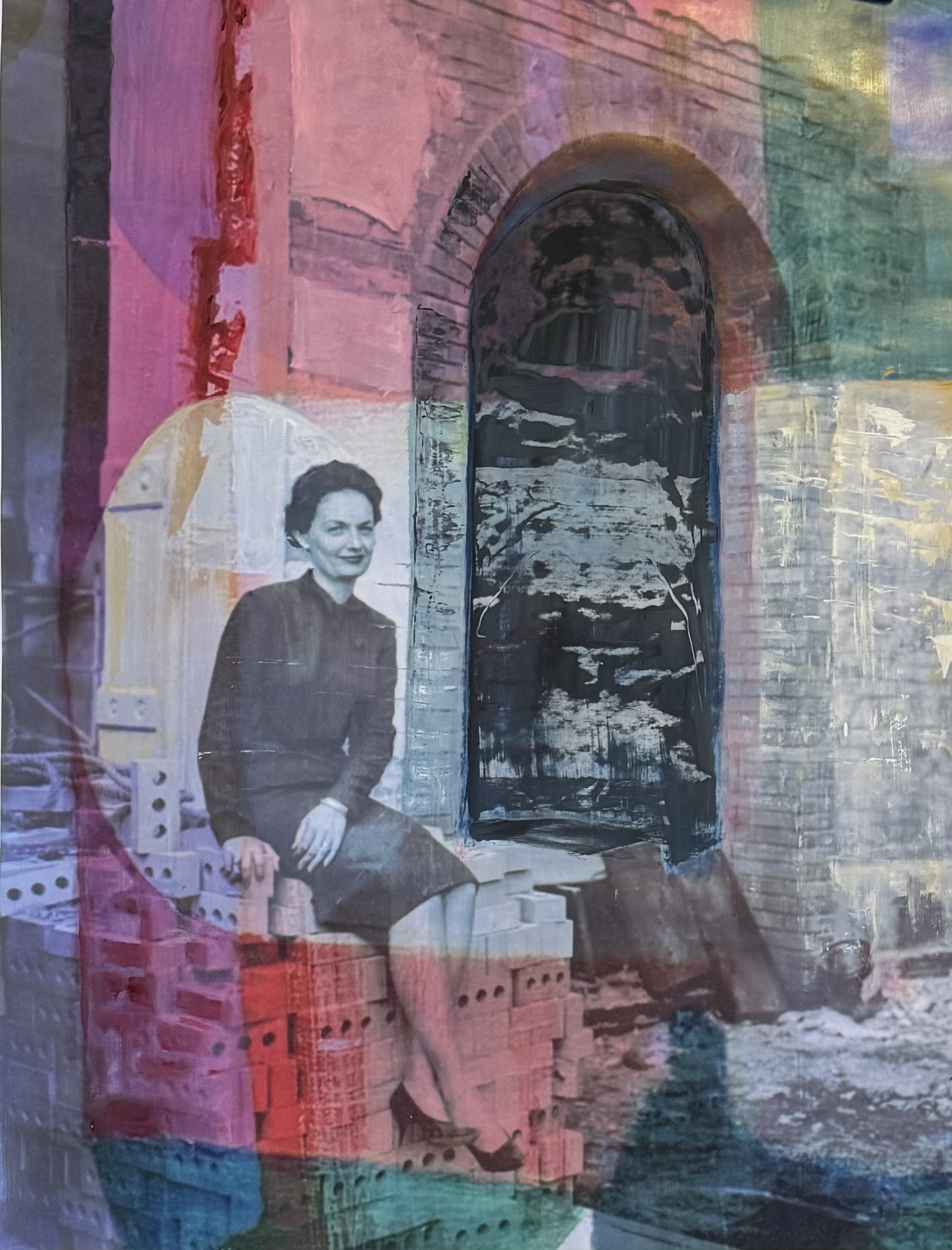 Dana Crawford, Commission for the Crawford Hotel Lobby, Digital and oil by Annie Decamp