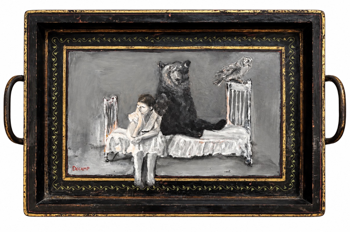 Waiting for Starman, Oil by Annie Decamp