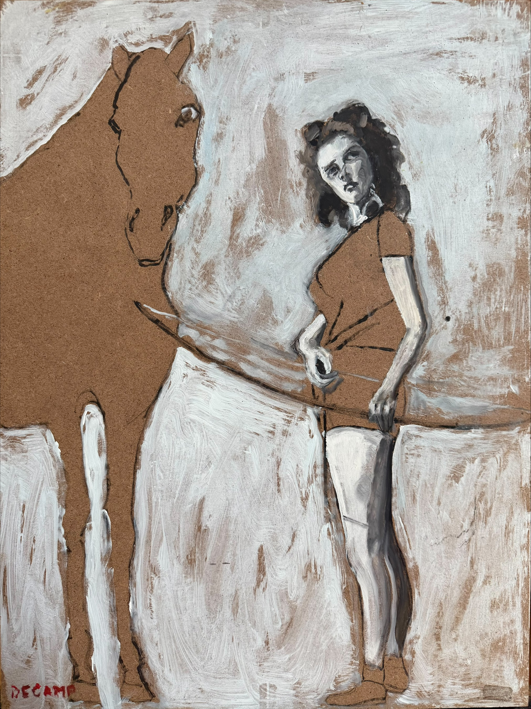 Even in the Daylight, oil by Annie Decamp